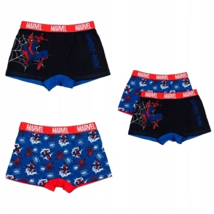 2 x Bokserki chłopięce Spiderman zestaw 2-pak Marvel majtki