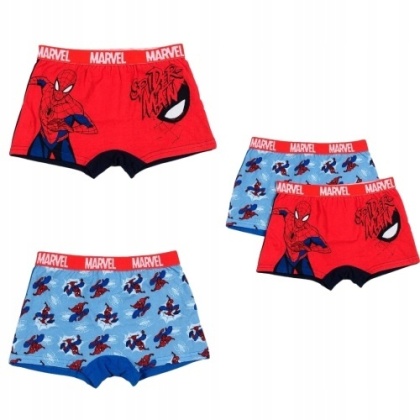 2 x Bokserki chłopięce Spiderman zestaw 2-pak Marvel majtki