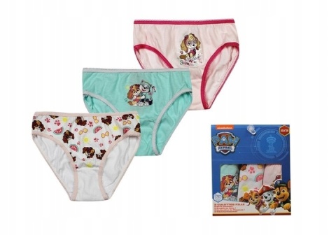 3 x PSI PAW PATROL majtki dla dziewczynki kolorowe śliczne figi
