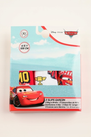 3 x Slipki chłopięce CARS AUTA Disney
