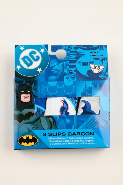 3 x Slipki dla chłopca BATMAN DC