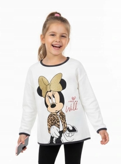 Bluzka - tunika dla dziewczynki Myszka Minnie