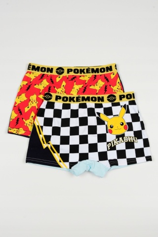 Bokserki chłopięce Pokémon kpl. 2-pak Pikachu majtki