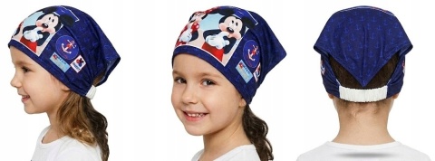 Chustka Opaska na głowę z gumką Myszka Mickey Minnie rozmiar uniwersalny