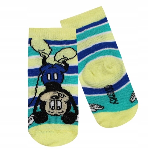 3x skarpetki dla dziecka niemowlęce Disney baby Pluto Mickey 6-12 mies.