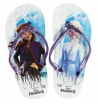JAPONKI Kraina Lodu FROZEN Klapki Dziewczęce ELSA ANNA Basen Plaża