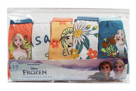 5 x KRAINA LODU Frozen majtki majteczki w etui dla dziewczynki
