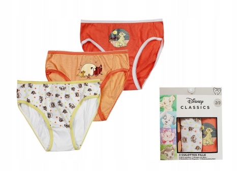 3 x Majtki dla dziewczynki Król Lew Disney