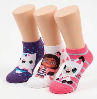 Koci Domek Gabi NETFLIX Stopki dla dziewczynki super zestaw 3 pary