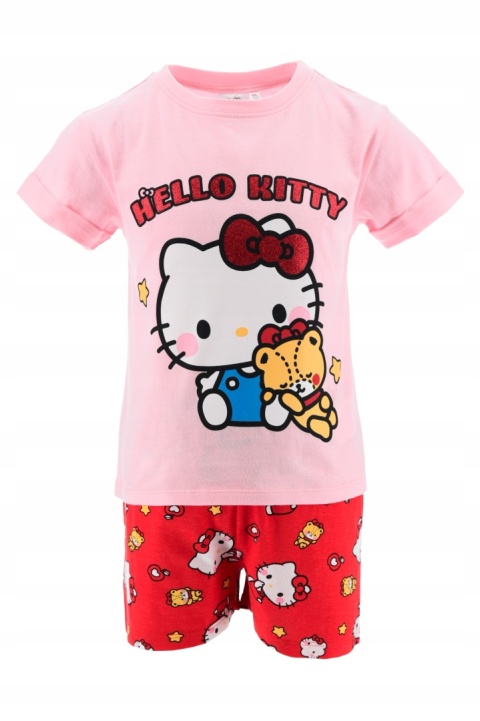 Piżama dla dziewczynki Hello Kitty bawełniana