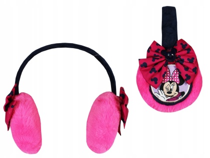 Nauszniki zimowe Myszka Minnie dla dziewczynki Disney modne