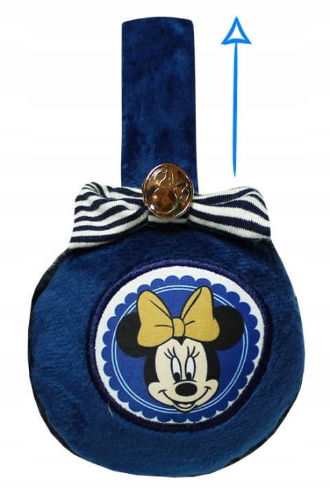 Nauszniki zimowe dla dziewczynki Myszka Minnie ocieplane