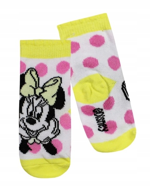3 x skarpetki niemowlęce Myszka Minnie Disney baby 0-6 miesięcy