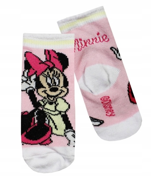 3 x skarpetki niemowlęce Myszka Minnie Disney baby 0-6 miesięcy