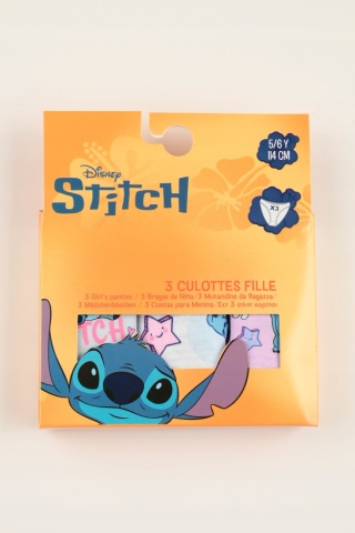 Majtki dziewczęce Lilo Stitch 3 sztuki