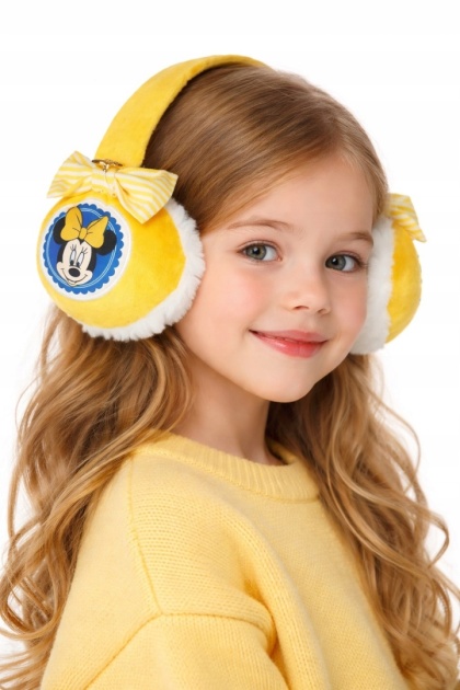 Nauszniki zimowe dla dziewczynki Myszka Minnie