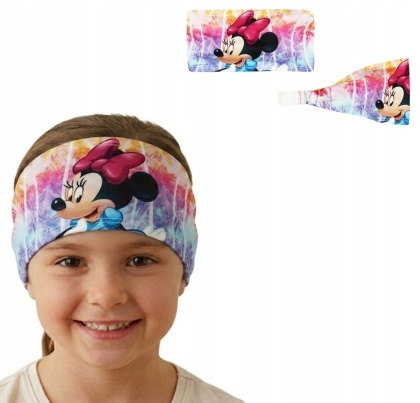 Opaska na głowę dla dziewczynki Myszka Minnie rozmiar uniwersalny
