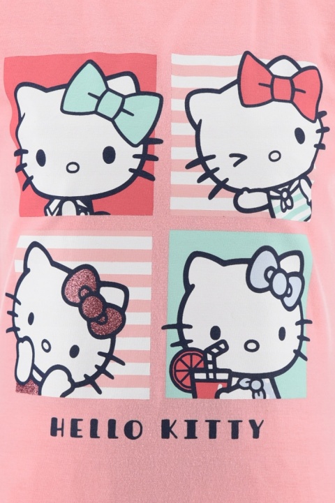 Piżama dla dziewczynki Hello Kitty - Komplet (Koszulka + Szorty)