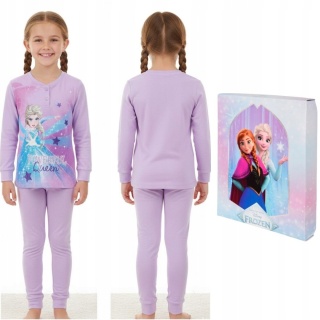 Piżama dziewczęca KRAINA LODU FROZEN w pudełku prezentowym