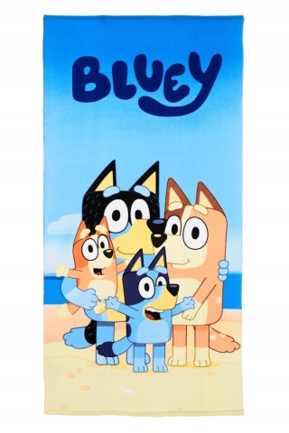Ręcznik plażowy Bluey i Bingo 70 x 140 cm