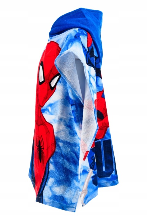Ręcznik z kapturem ponczo kąpielowe SPIDERMAN 55 x 110 cm