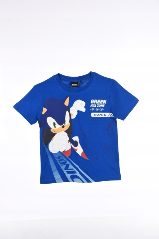 T-shirt chłopięcy Sonic the Hedgehog krótki rękaw