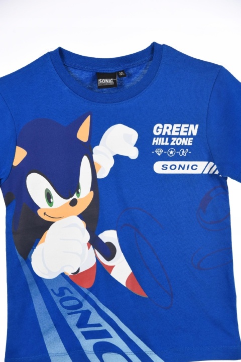 T-shirt chłopięcy Sonic the Hedgehog krótki rękaw