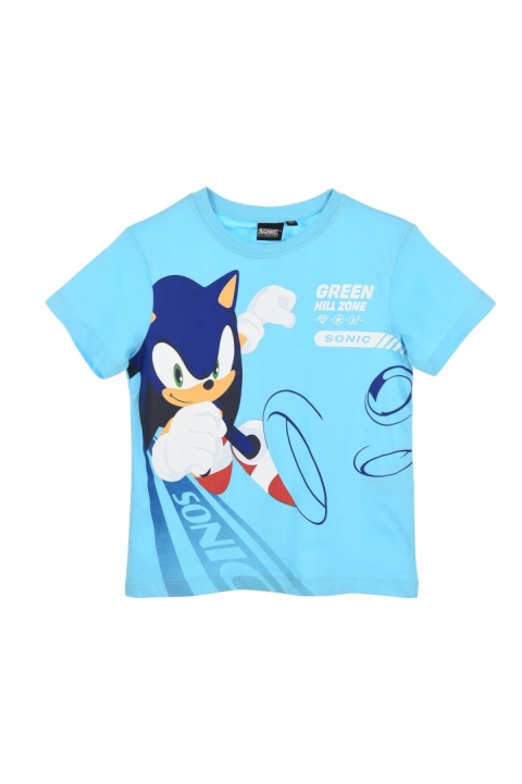 T-shirt dla chłopca Sonic the Hedgehog krótki rękaw