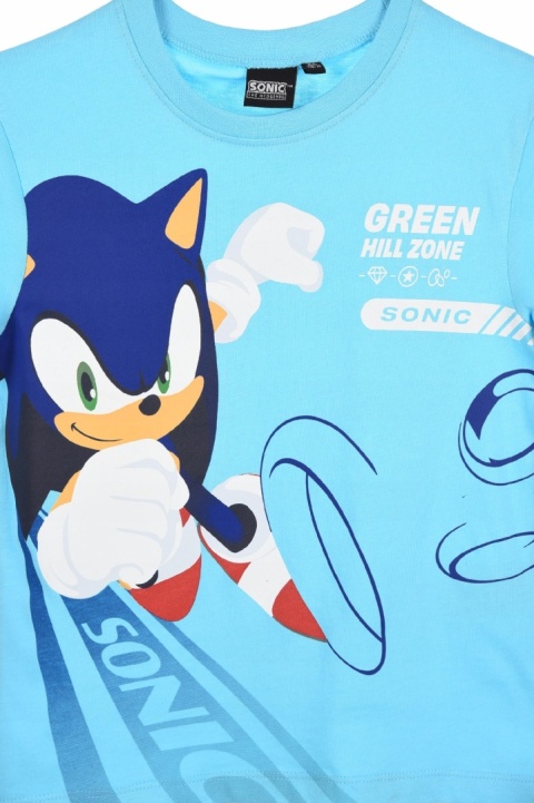 T-shirt dla chłopca Sonic the Hedgehog krótki rękaw
