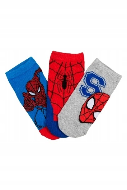 3 x Stopki chłopięce SPIDERMAN MARVEL