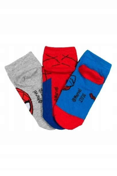 3 x Stopki chłopięce SPIDERMAN MARVEL