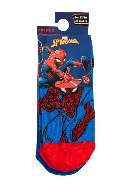 3 x Stopki chłopięce SPIDERMAN MARVEL