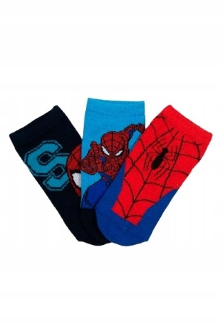 3 x Stopki chłopięce SPIDERMAN MARVEL