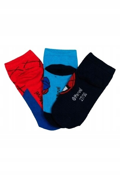 3 x Stopki chłopięce SPIDERMAN MARVEL