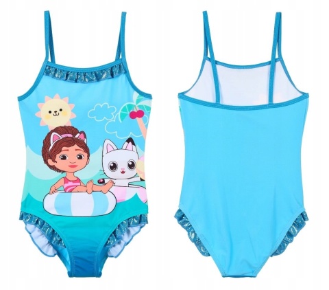 Strój kąpielowy kostium jednoczęściowy Koci Domek Gabby's