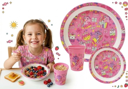 Zestaw naczyń Cupcakes